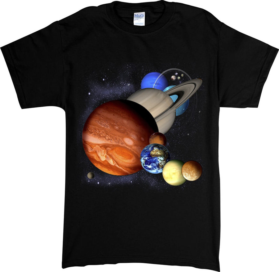 The Planets Black Youth Tee