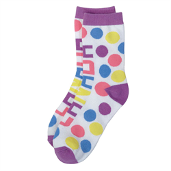 Polka Dots Canada Youth Socks