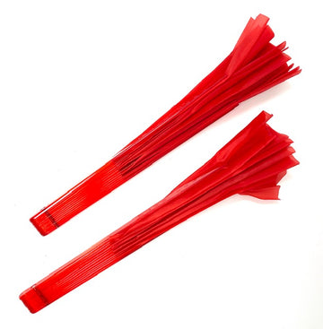 Chinese Mulan Dance Double Fans Set (Red)