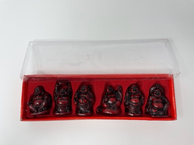 Happy Buddha (Red) 6 Piece Set