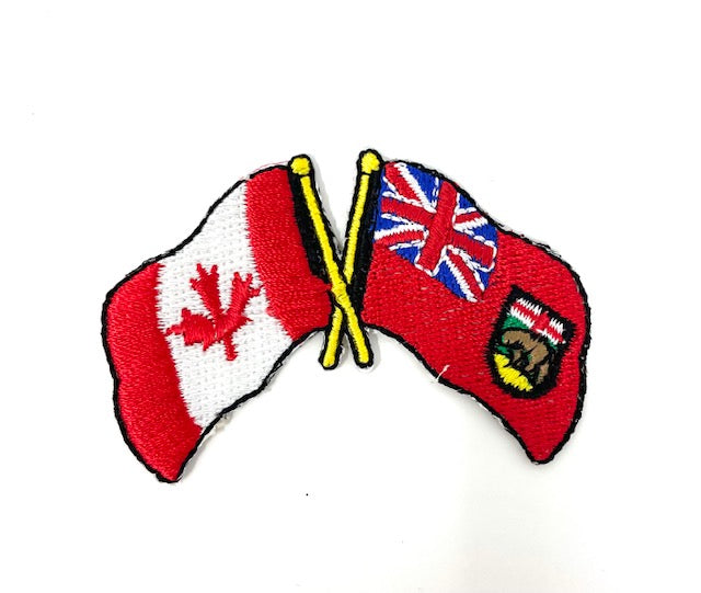 Canada Manitoba Friendship Flag Iron-On Patch
