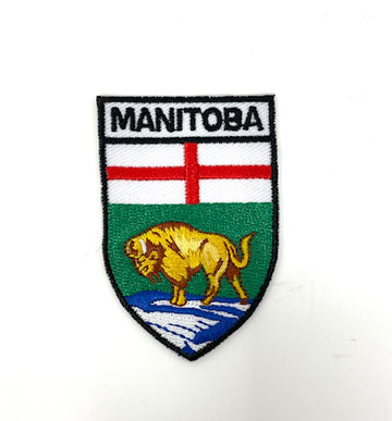 Manitoba Embroidered Iron-On Shield Patch