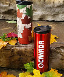 Red Canada Travel Thermos