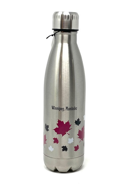 Maple Leaf 'Winnipeg Manitoba' Insulated Water Bottle