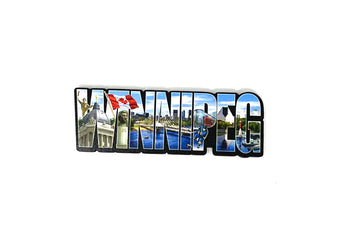 Scenic Winnipeg Shape Magnet