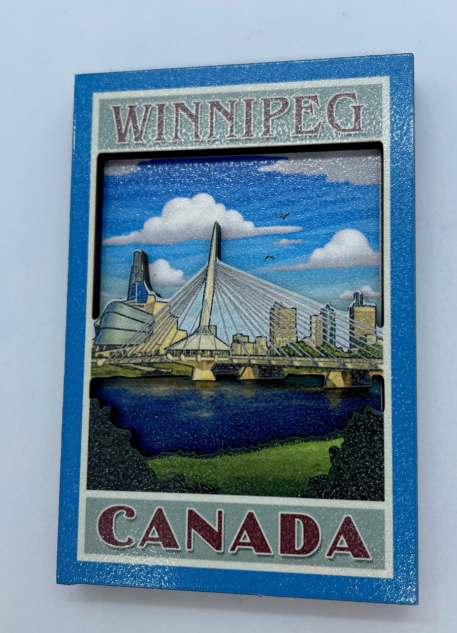 Winnipeg Skylines Magnet