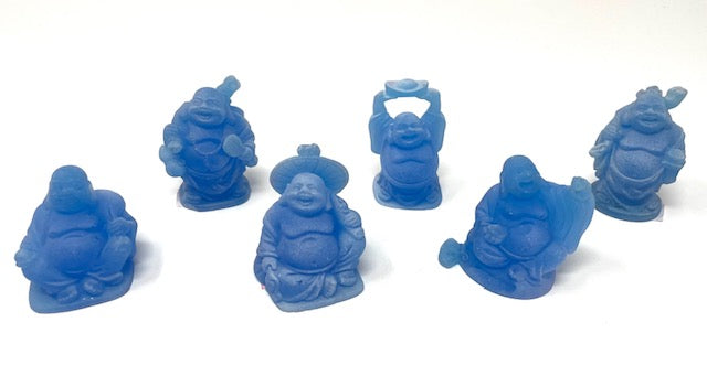 Lucky Buddha (Blue) Set of 6