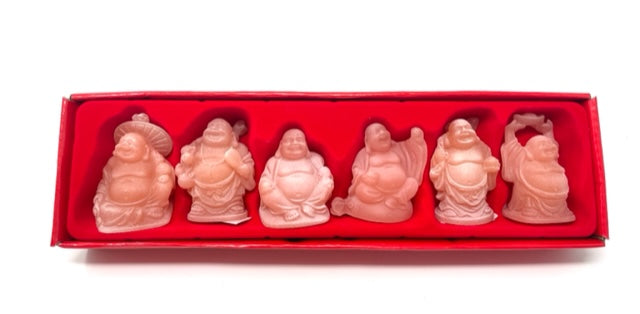 Lucky Buddha (Pink) Set of 6