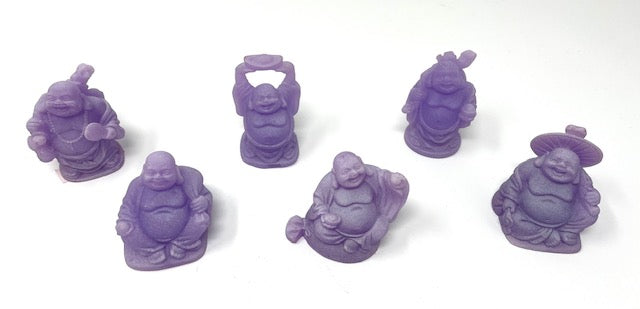 Lucky Buddha (Purple) Set of 6