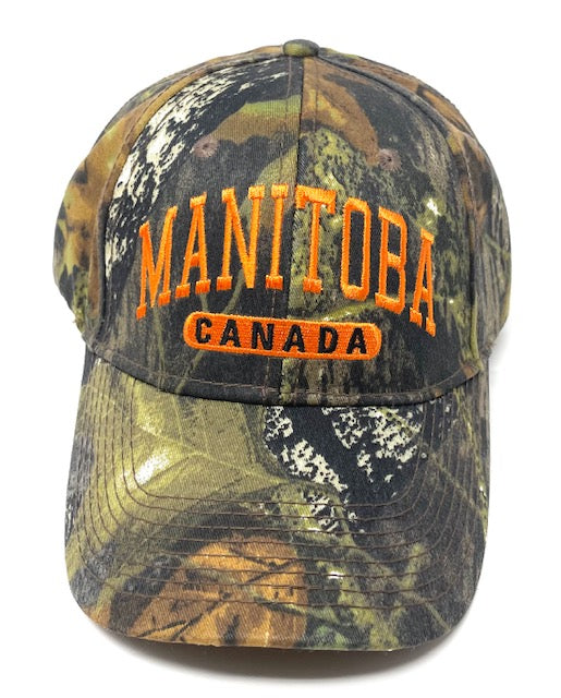 Manitoba Camouflage Adult Baseball Cap