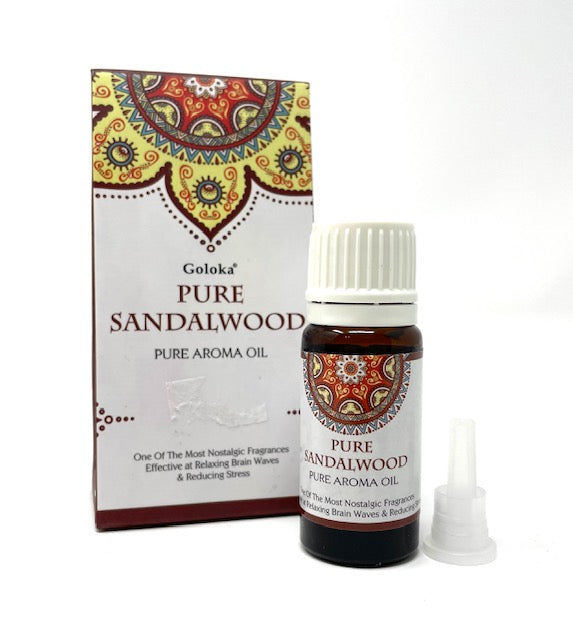 Pure Sandalwood 10ML Goloka Aroma Oil