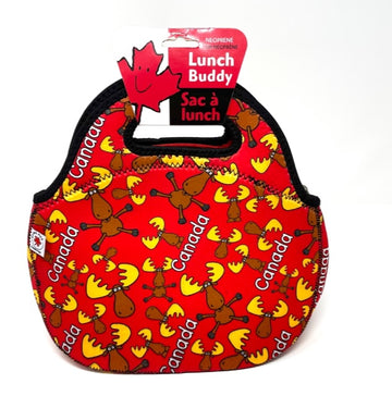 Canada Happy Moose Neoprene Lunch Bag