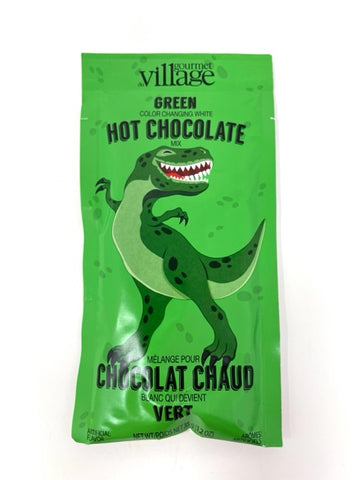 Dinosaur Green Coloured White Hot Chocolate