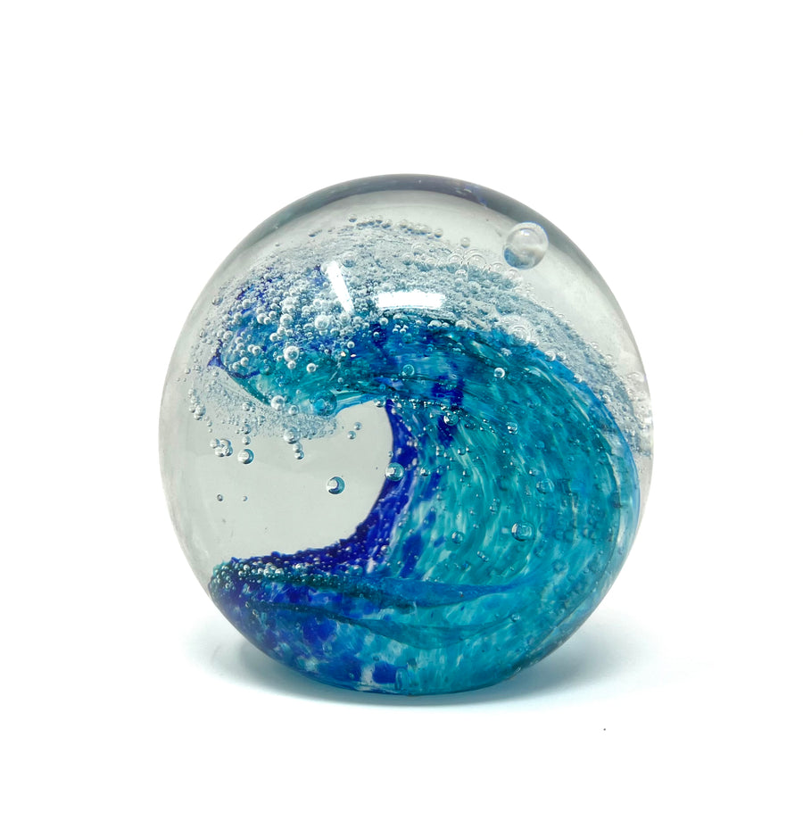 Wave Glass Paperweight