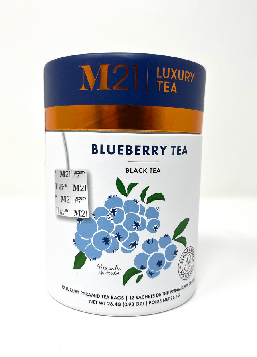 Blueberry Tea (Black Tea) in Paper Can