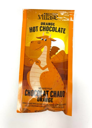 Dragon Orange Coloured Hot Chocolate Mix