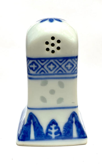 Rice Grain Pattern Porcelain Pepper Shaker