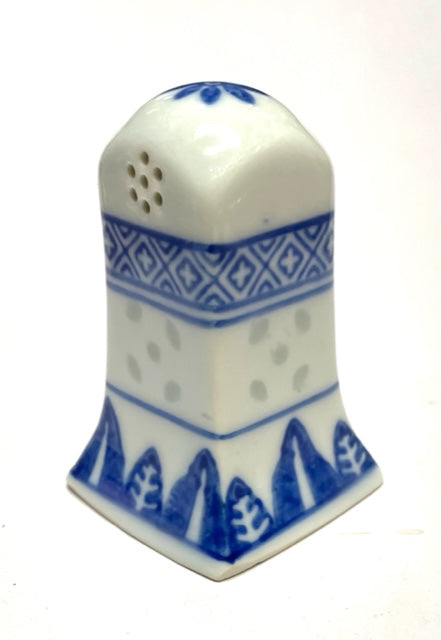 Rice Grain Pattern Porcelain Pepper Shaker