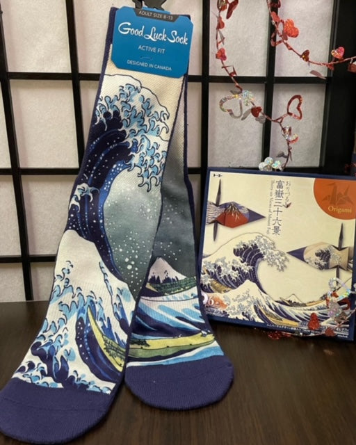 The Great Wave off Kanagawa Men's Socks