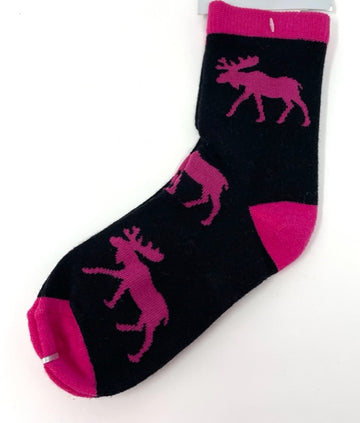 Pink Moose Socks