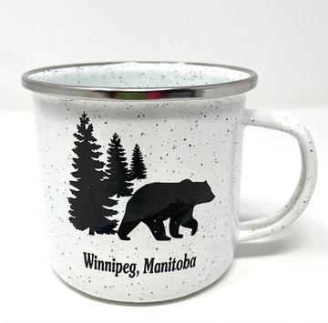 Bear Winnipeg Steel Enamel Mug