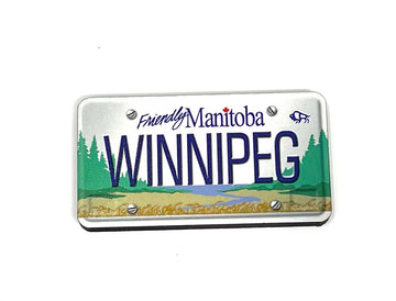 Winnipeg Manitoba License Plate Magnet