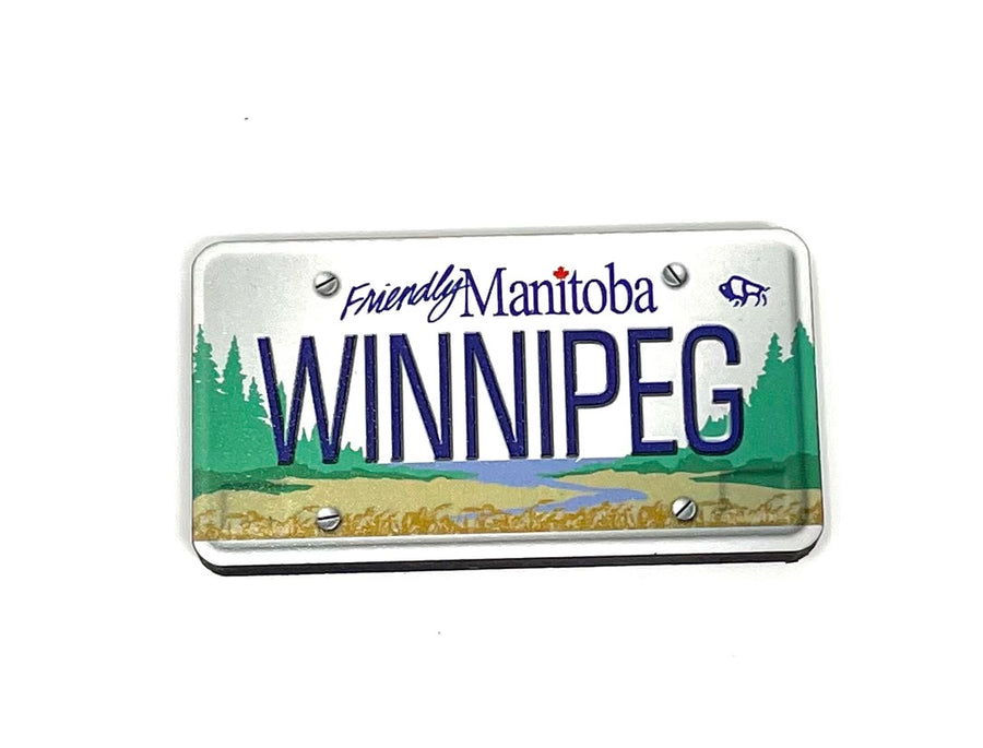 Winnipeg License Plate Magnet